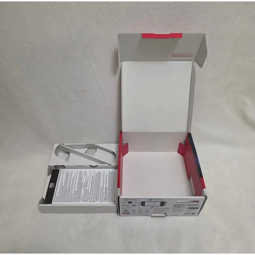 Empty Nintendo Switch 2 Box with Inserts and Manuals (Mario Kart World Edition)